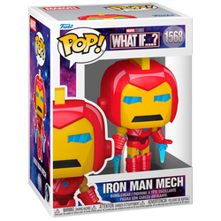 Figura Pop Marvel What If..? Iron Man Mech