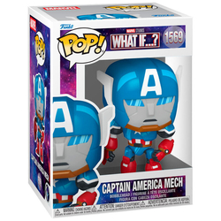 Figura Pop Marvel What If..? Capitan America Mech