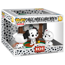 Figura Pop Moment Disney 101 Dalmatas Rolly Patch & Lucky Wi