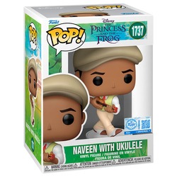 Figura Pop Disney Tiana Y El Sapo Naveen With Ukulele