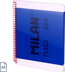 Paq/3 cuaderno espiral a4 80h 95g. 1horizontal 7mm microperforado color azul