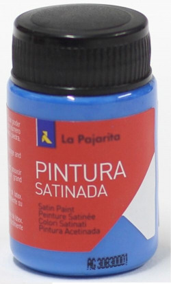 C/6 FRASCO PINTURA ACETINADA A PAJARITA AZUL INTENSO 35ML