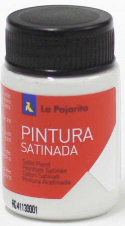 C/6 POT PINTURA SATINADA LA PAJARITA GRIS PLATA L19