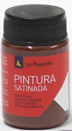 C/6 FRASCO PINTURA ACETINADA A PAJARITA CASTAÑO L32
