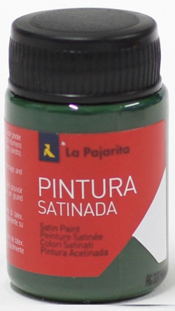 C/6 FRASCO PINTURA ACETINADA A PAJARITA VERDE PINO L41