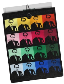 Funda acolchada para libros castelao warhol 21x28cm