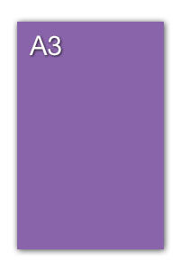 PAQ/50 CARTULINAS IRIS A3 185G. VIOLETA