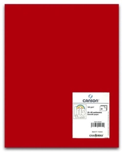PAQ/25 CARTOLINES IRIS 50X65 185G. GRANATE