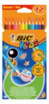 Estuche 12 lapiz colores bic kids evolution
