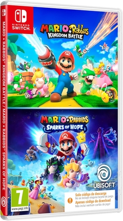 Mario & Rabbids Double Pack - Code In A Box Switch