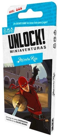 UNLOCK! MINI AVENTURAS MASCARA VERMELHA