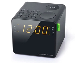Muse M-187 Cr Black / Radio Despertador