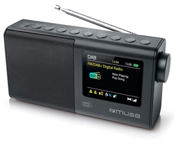 Muse M-117 Db Black / Radio Despertador Portátil