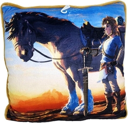 Almohada Zelda Link & Epona 40 Cm