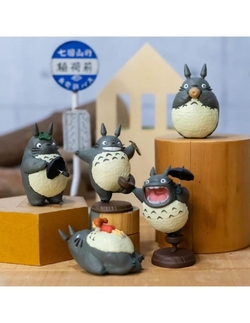 Totoro Surtido 6 Figuras Mi Vecino Totoro Pose Collection