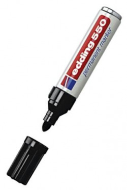 rotulador edding 550 negro marcador permanente