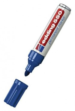 rotulador edding 550 azul marcador permanente