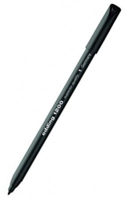 rotulador edding 1200 negro 01 punta de fibra