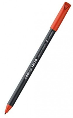rotulador edding 1200 rojo 02 punta de fibra