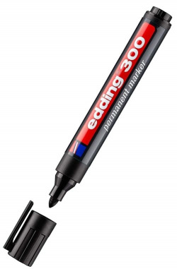 rotulador edding 300 negro marcador permanente