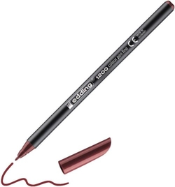 C/5 MARCADOR EDDING 1200 VERMELHO INGLES 28 PONTA DE FIBRA