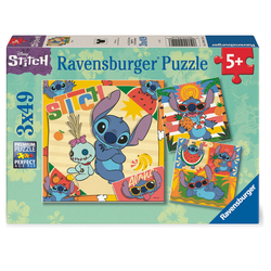 Puzzle Stitch Disney 3X49Pzs