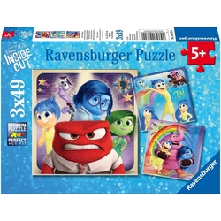 Puzzle Del Reves Disney Pixar 3X49Pzs