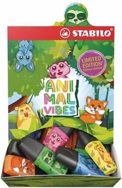 Exp 50 marcador fluorescente stabilo boss mini animal vibes