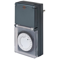 Temporizador De Exterior Mz-44 Mecanico 24 Horas Con Proteci