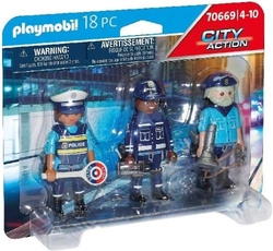 PLAYMOBIL POLICE FIGURES SET