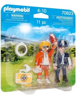 DUO PACK DOCTOR ET POLICIA PLAYMOBIL