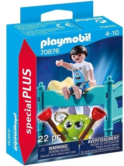 MENINO COM MONSTRUO PLAYMOBIL