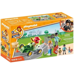 Playmobil Duck On Call Accion Ambulancia Ayuda Al Piloto De