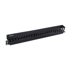 Panel De Gestion De Cables Para Rack 19 Color Plastico Negr