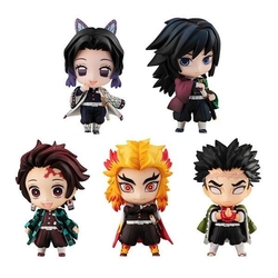 Pack 5 Figuras Tanjiro And The Hashiras Mascot Demon Slayer