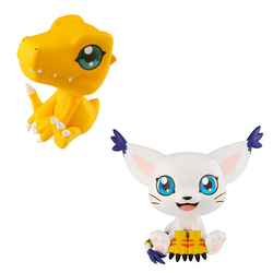 Figuras Megahouse Digimon Lookup Pack Agumon & Tailmon