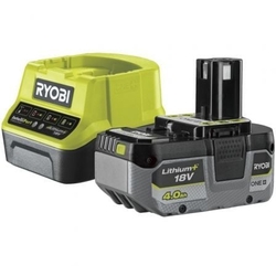 Cargador + Batería De Litio Ryobi One+ Rc18120-140X/ 18V 4,0