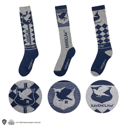 Set 3 Calcetines Caña Alta Ravenclaw T. 35/45
