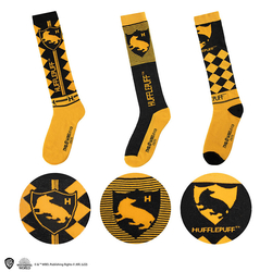 Set 3 Calcetines Caña Alta Hufflepuff T.35/45