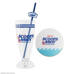Vaso Y Pajita Para Batido Cinereplicas Stranger Things Scoop