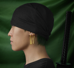 Set Bandana Y Pendientes Roronoa Zoro