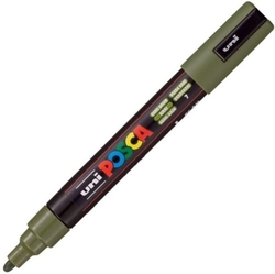 MARCADOR UNI-POSCA PC5M COLOR VERDE KAKI PUNTA 1,8-2,5MM