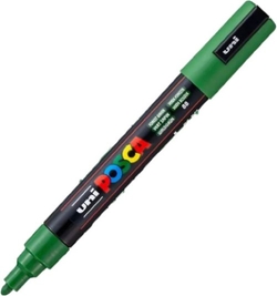 MARCADOR UNI-POSCA PC5M COLOR VERDE BOSQUE PUNTA 1,8-2,5MM