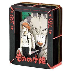 Princesa Mononoke & San Paper Theater 10X8X4 Cm La Princesa