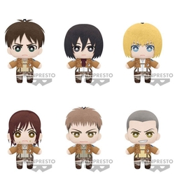 Expositor 9 Peluches Tomonui Series 1 Attack On Titan 15Cm S