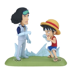 Figura Monkey D. Luffy Vs Kuzan World Collectable Figure Log