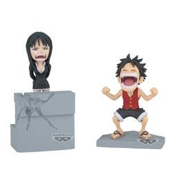 Figura Luffy &, Nico Robin World Collectable One Piece 10