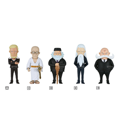 Figura World Collectable Five Elders One Piece 7Cm 12 Unidad