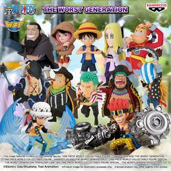PACK 12 UND ONE PIECE WORLD -SABAODY ISLAND THE WORST GENERA