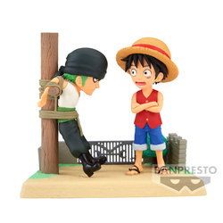Figura Monkey D Luffy &, Roronoa Zoro Log Stories One Pie